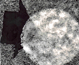 Fl�che traversante.